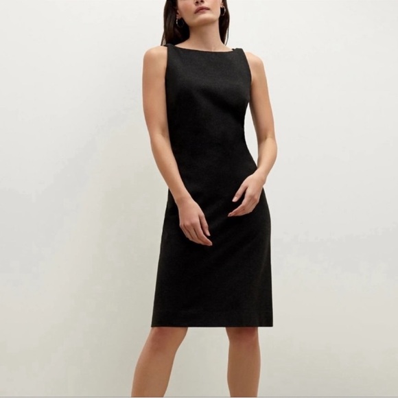 MM Lafleur Dresses & Skirts - MM Lafleur The Lydia Twisted Strap Ponte Sheath Dress 
size 6
